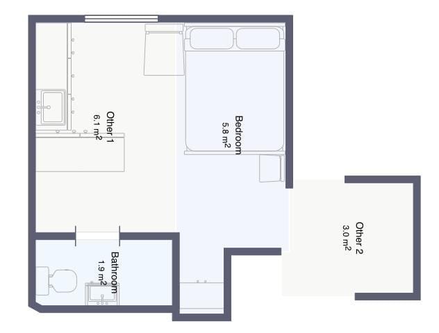 Piso de 30 m² en Albocácer