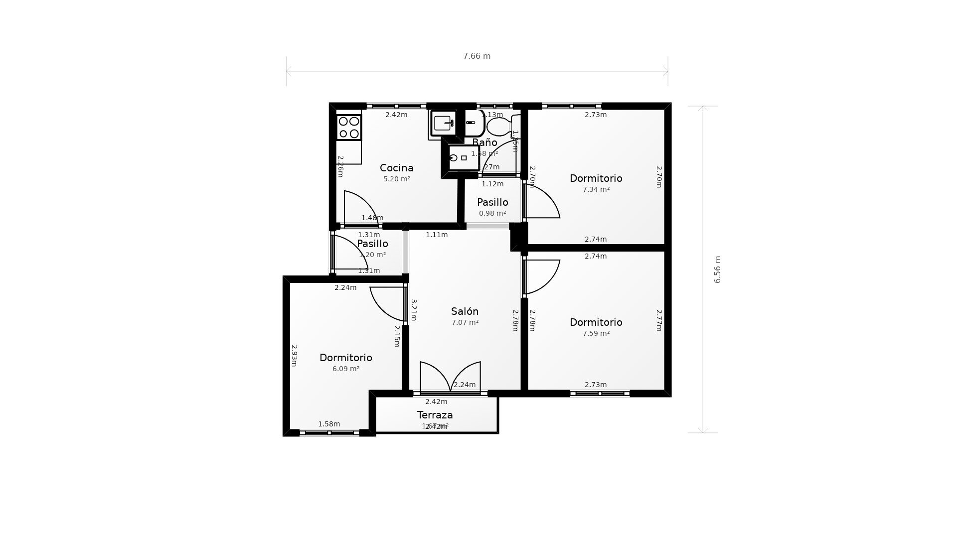 Piso de 62 m² en Aranjuez