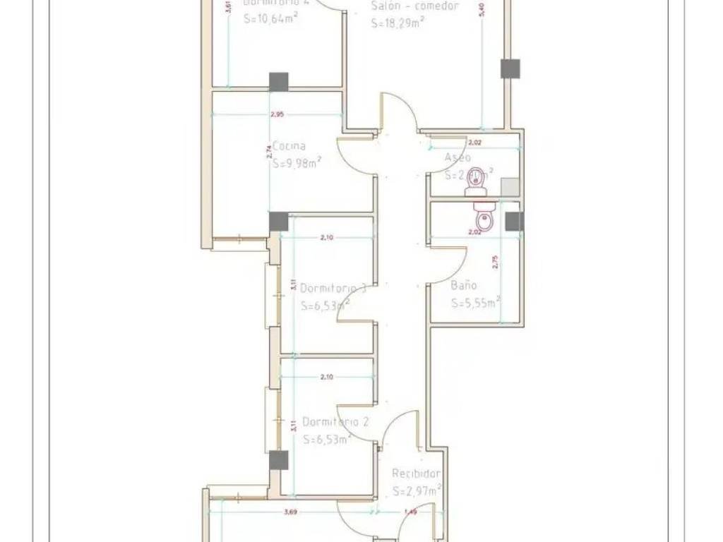 Piso de 90 m² en Alicante