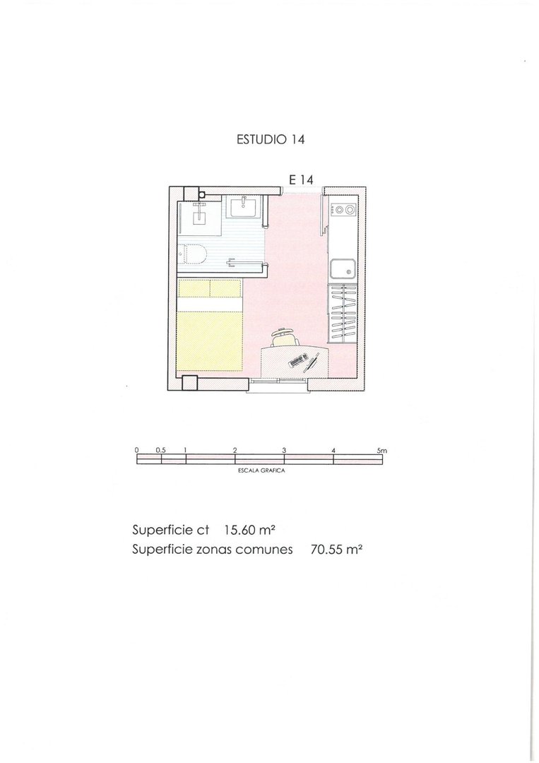 Piso de 32 m² en Murcia