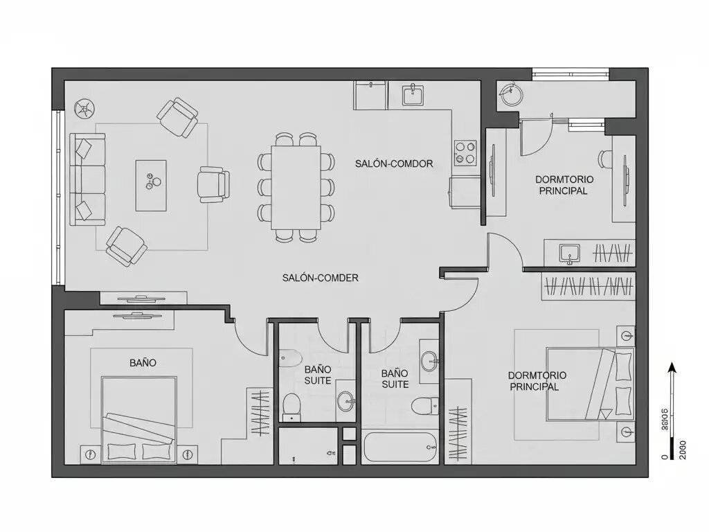 Piso de 92 m² en Estepona