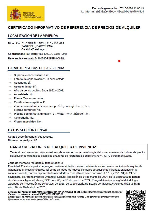 Pis de 57 m² a Sabadell