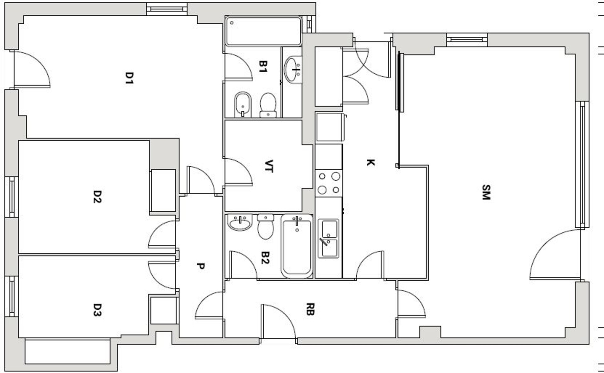 Appartement 104 m² à Sant Cugat del Vallès