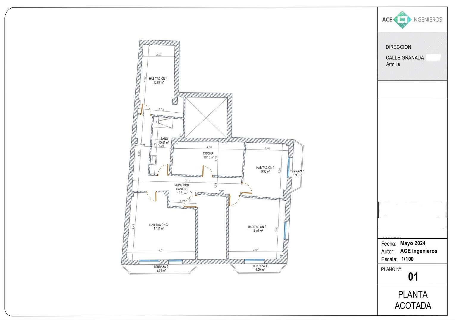 Appartement 90 m² à Armilla