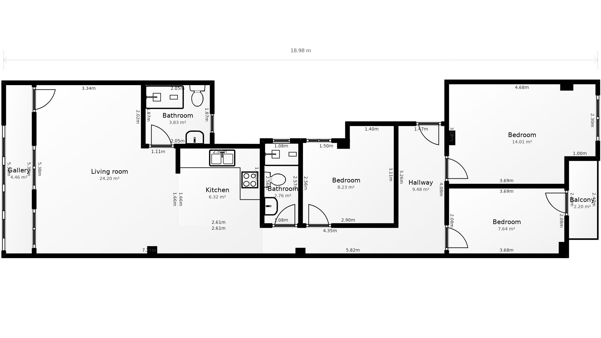 Pis de 105 m² a València