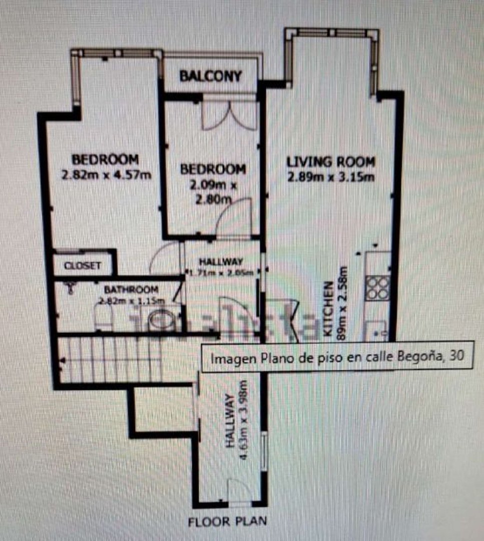 Piso de 67 m² en Gijón