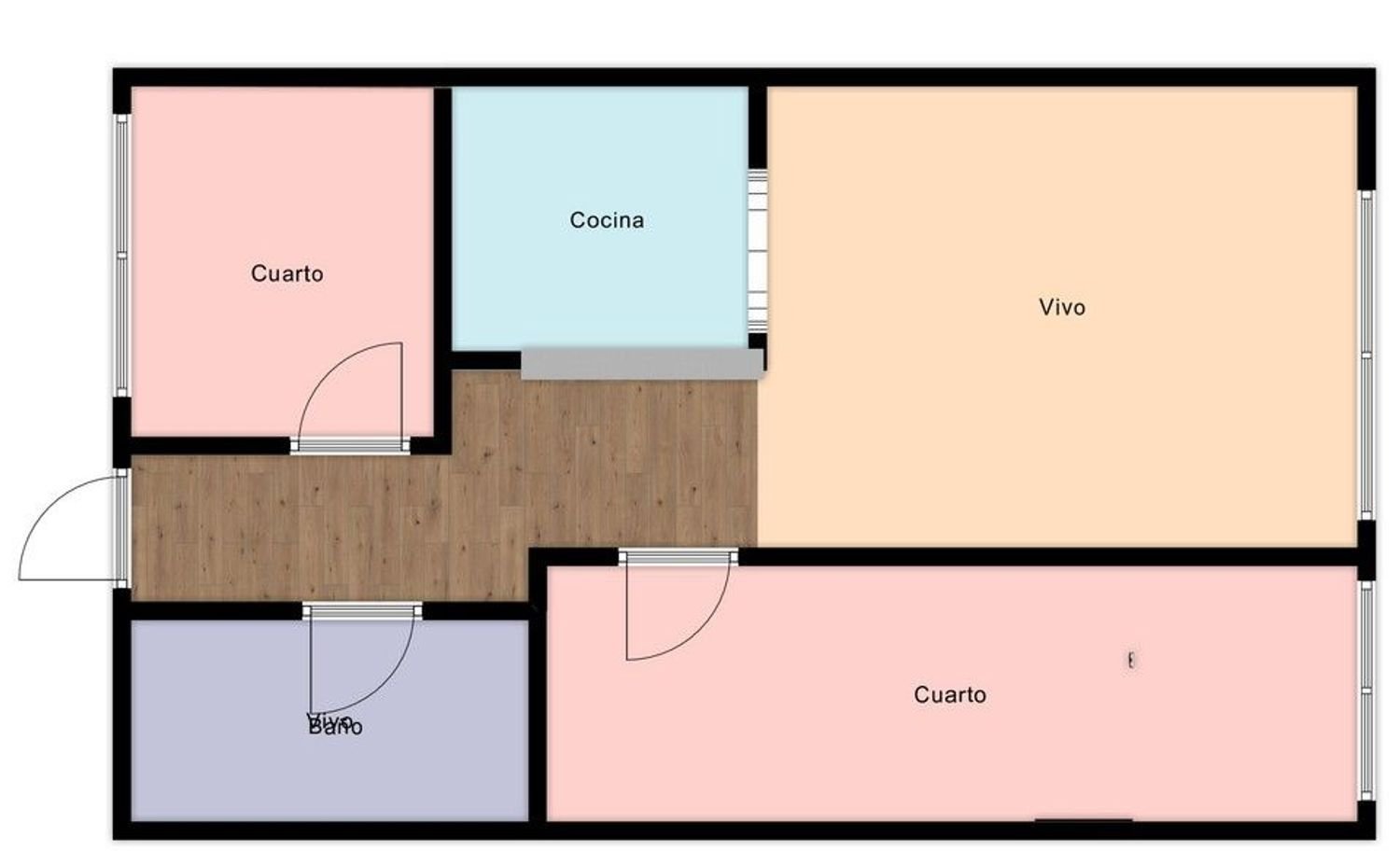 Piso de 69 m² en San Cristóbal de La Laguna