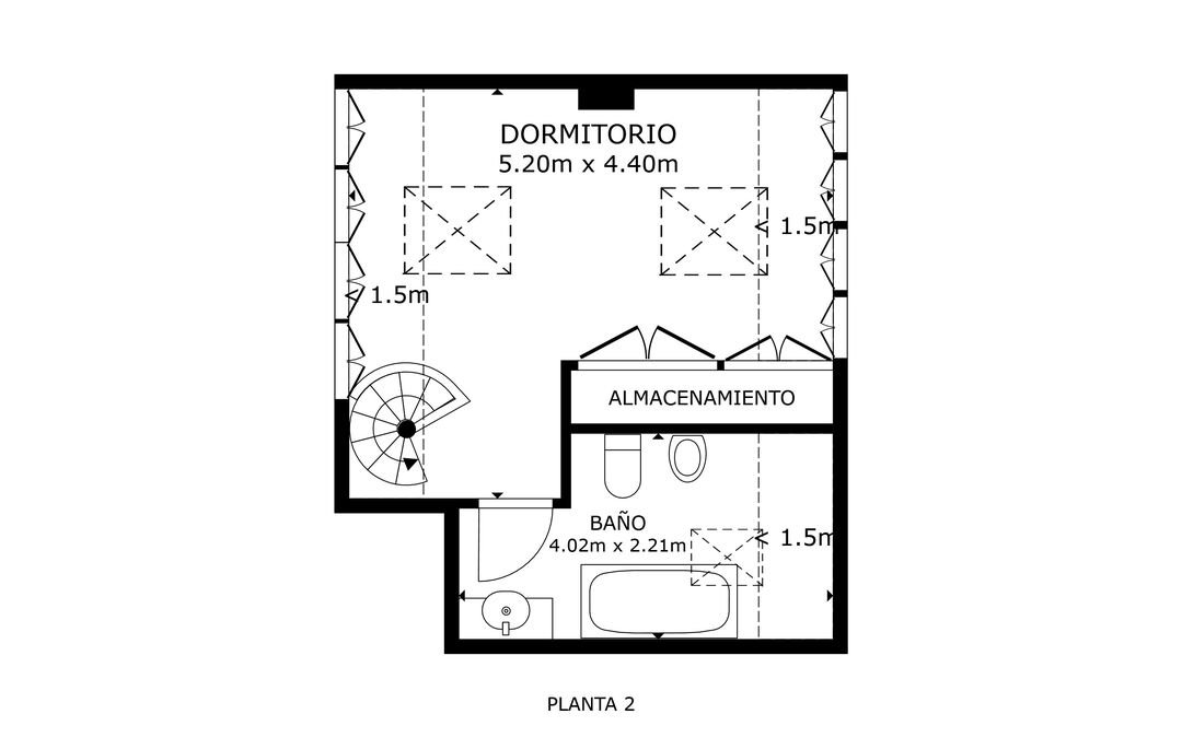 Pis de 98 m² a Madrid