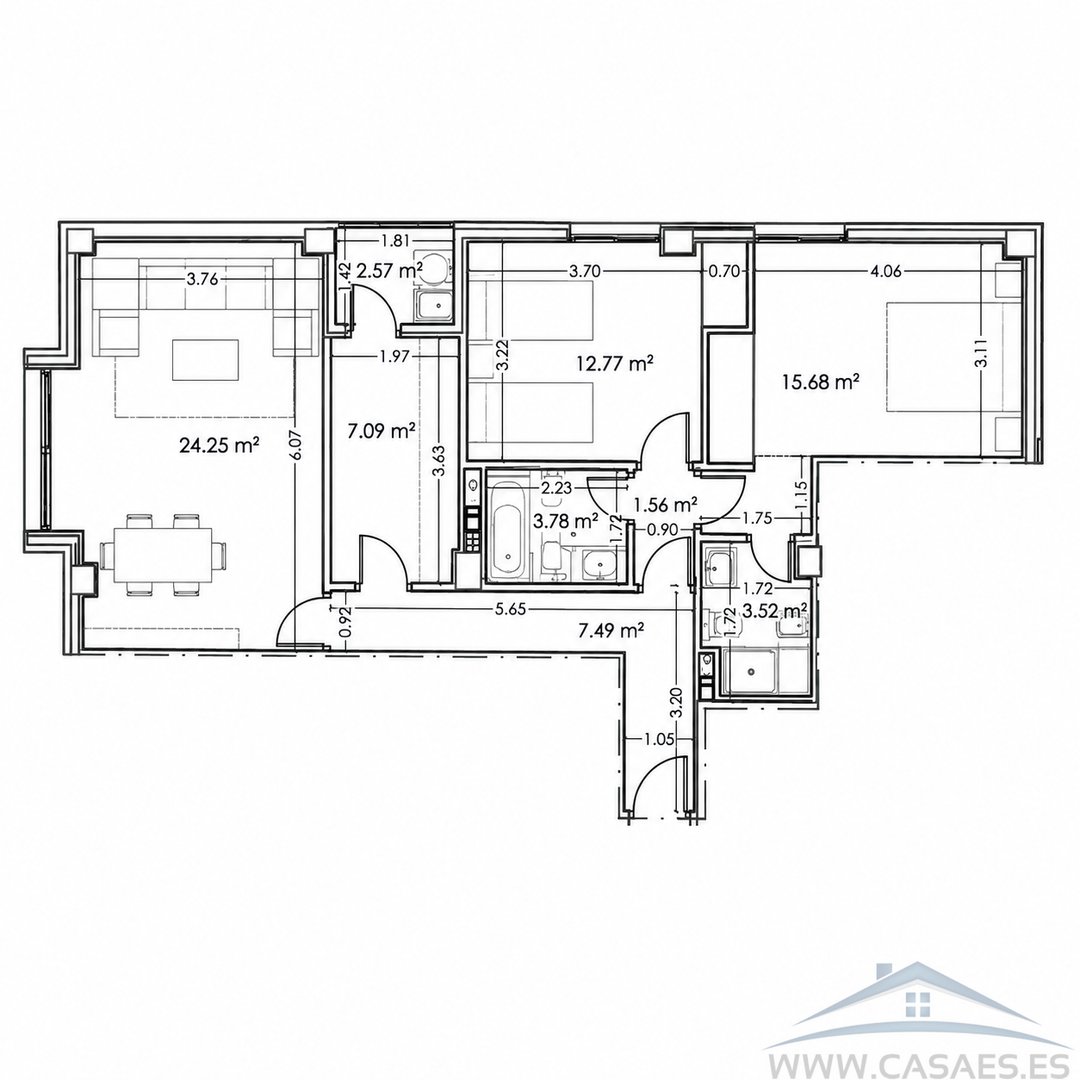 Wohnung 90 m² in Almería