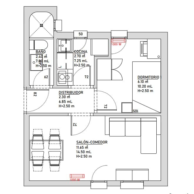 Pis de 26 m² a Madrid