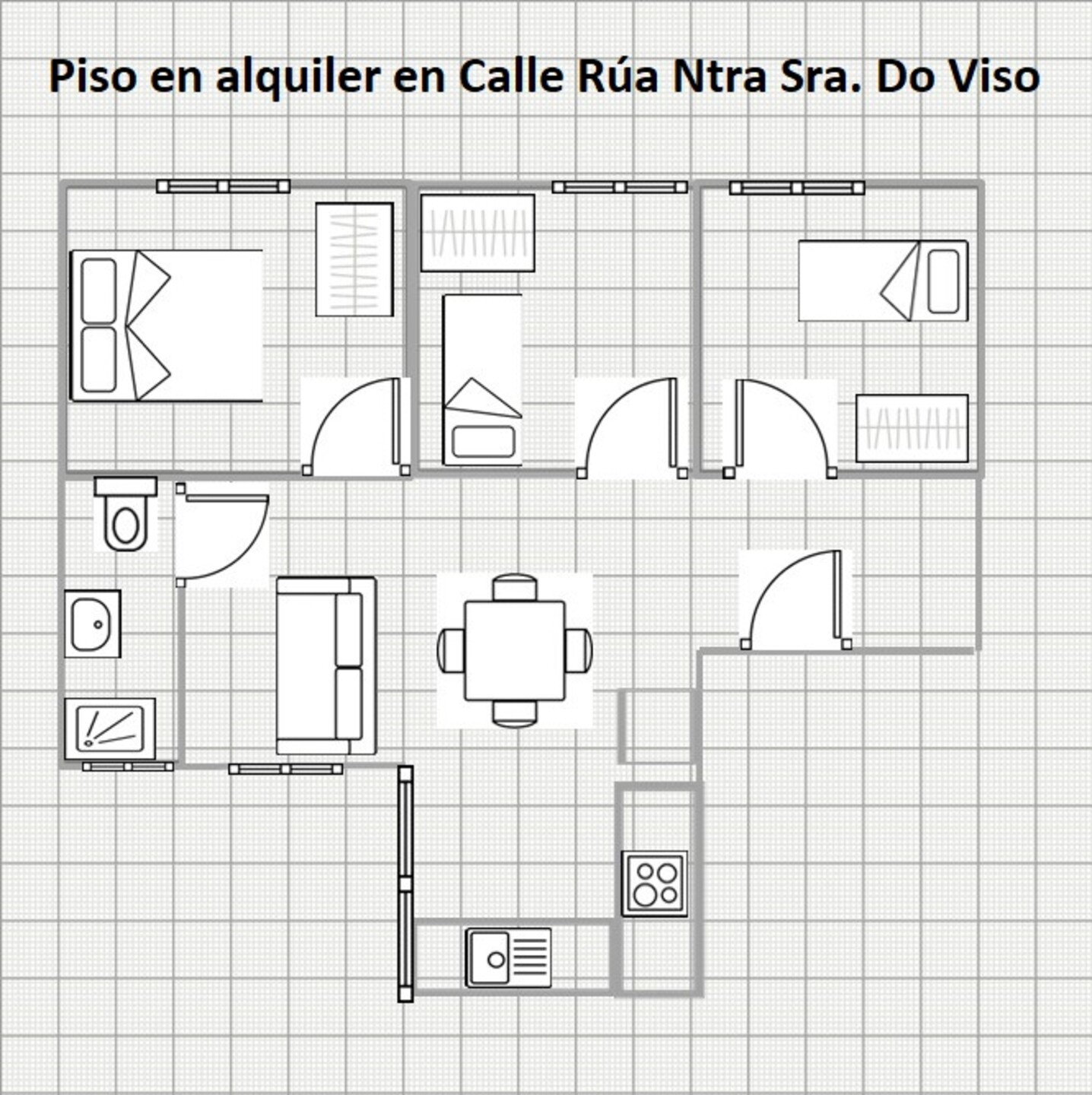 Pis de 85 m² a Ourense