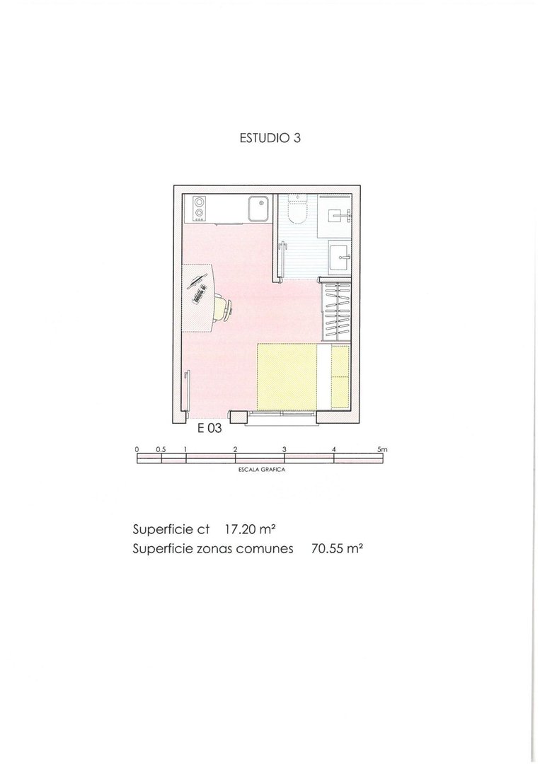 Piso de 32 m² en Murcia