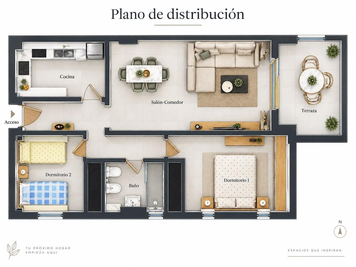Piso de 81 m² en Roquetas de Mar