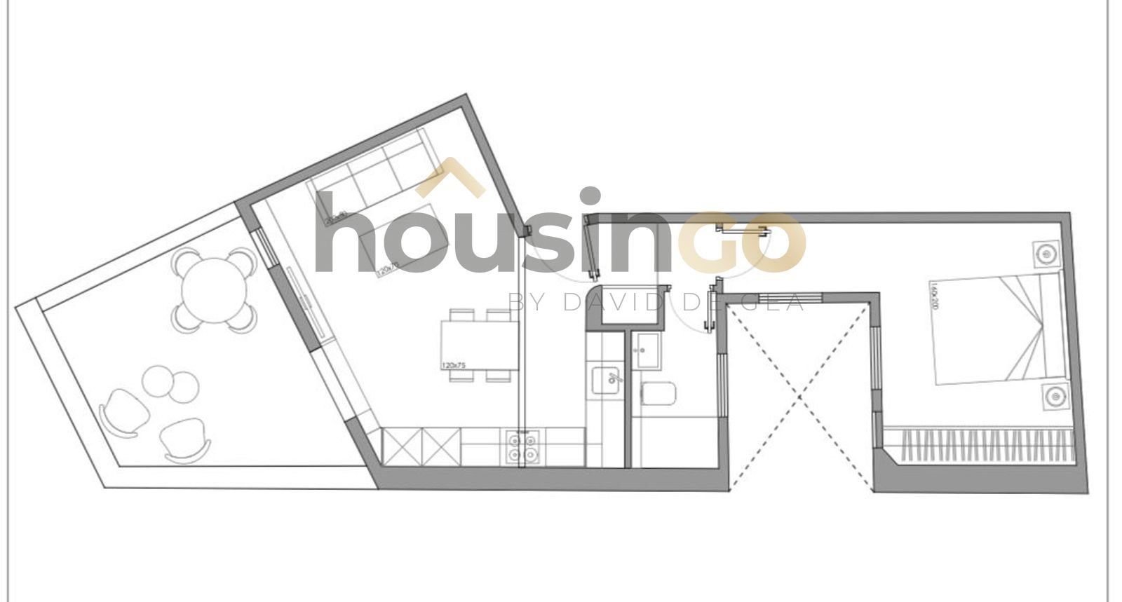 Piso de 69 m² en Madrid