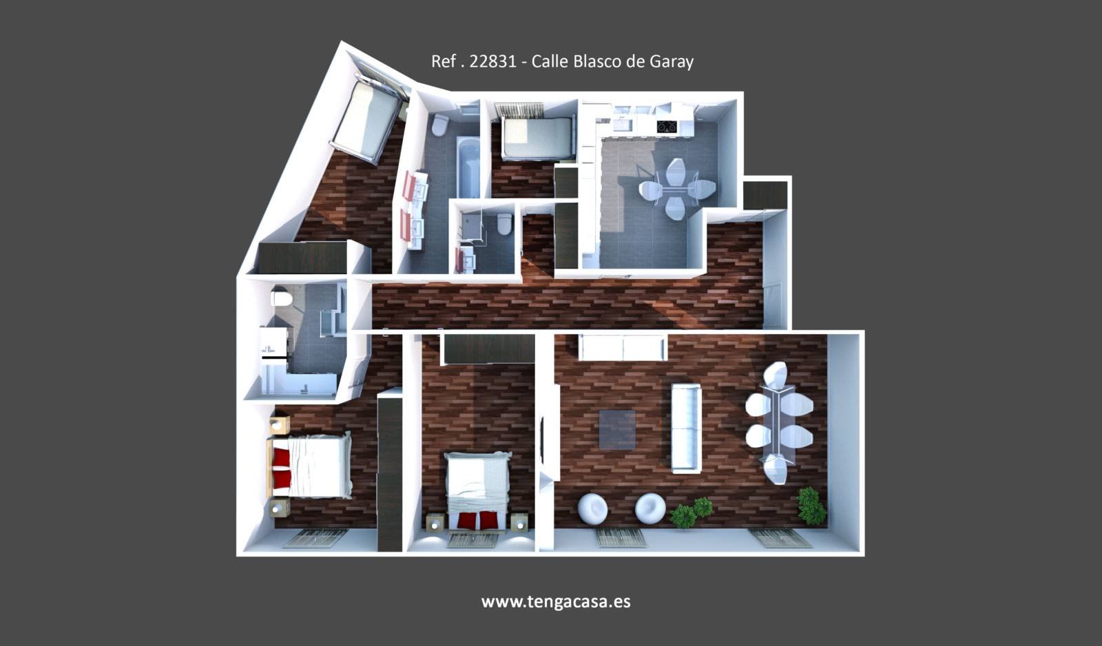 Piso de 211 m² en Madrid