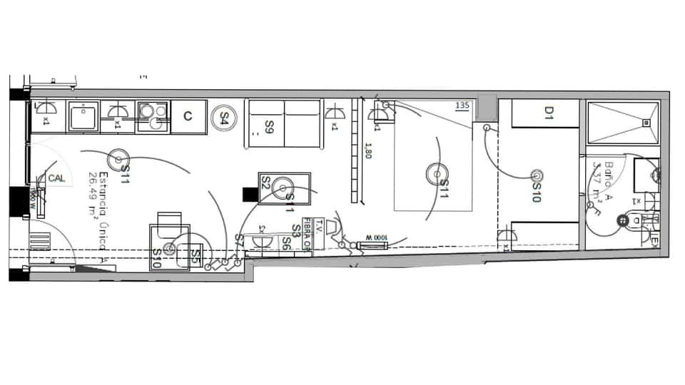 Appartamento 30 m² a Madrid