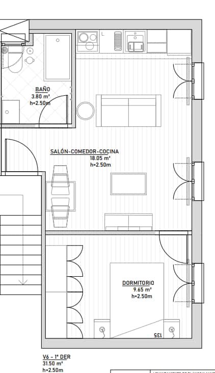 Pis de 32 m² a Madrid