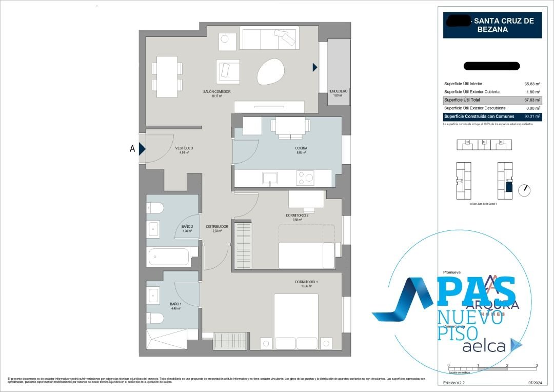 Pis de 79 m² a Santa Cruz de Bezana