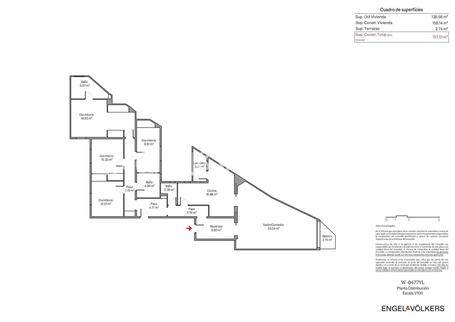 Piso de 157 m² en Barcelona