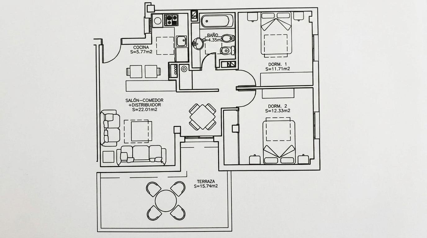 Piso de 74 m² en Fuengirola