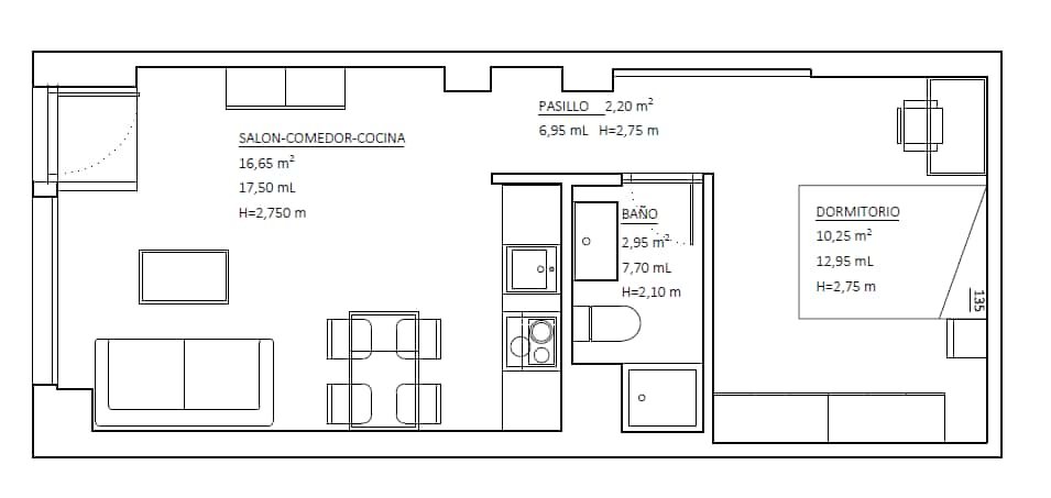 Pis de 30 m² a Madrid