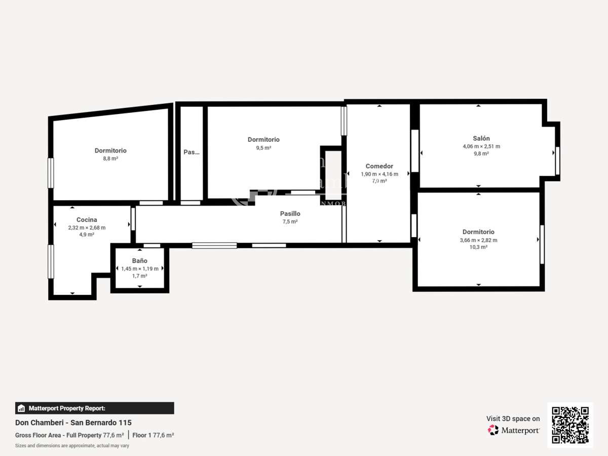 Piso de 80 m² en Madrid
