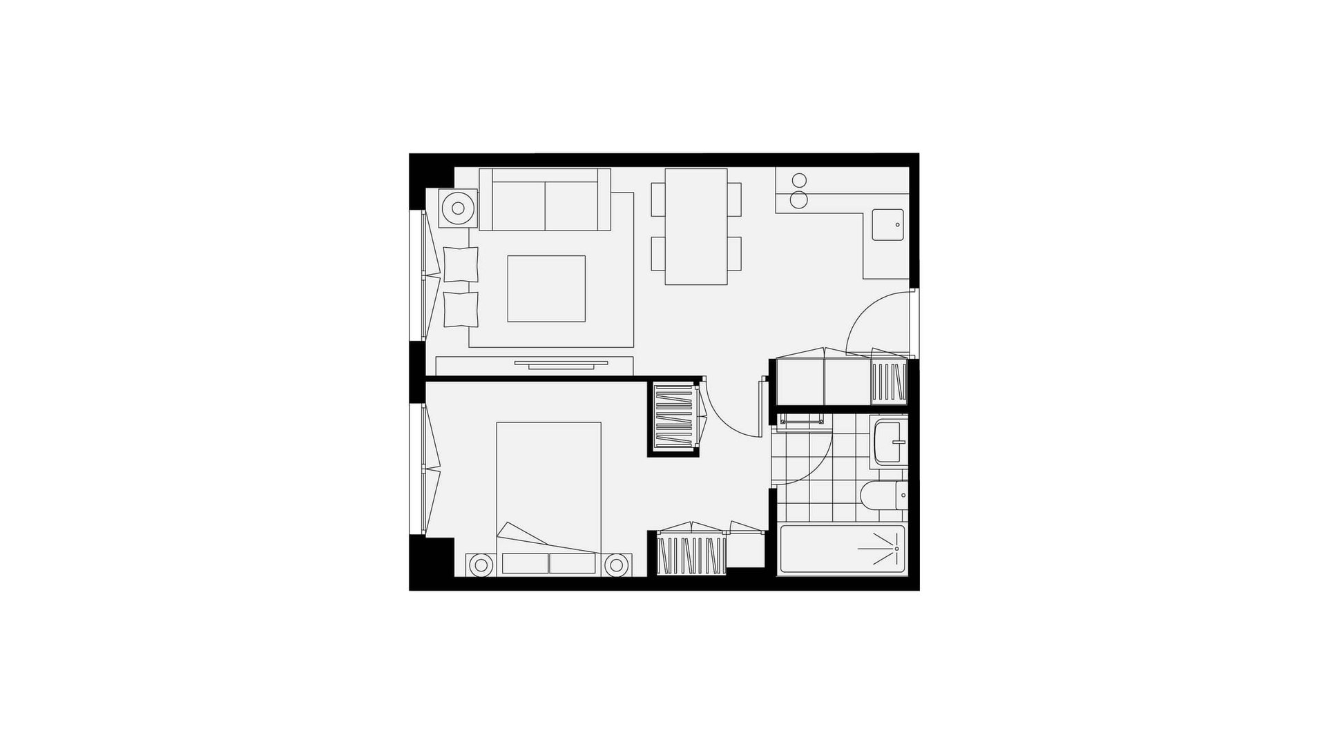 Appartement 31 m² à Madrid