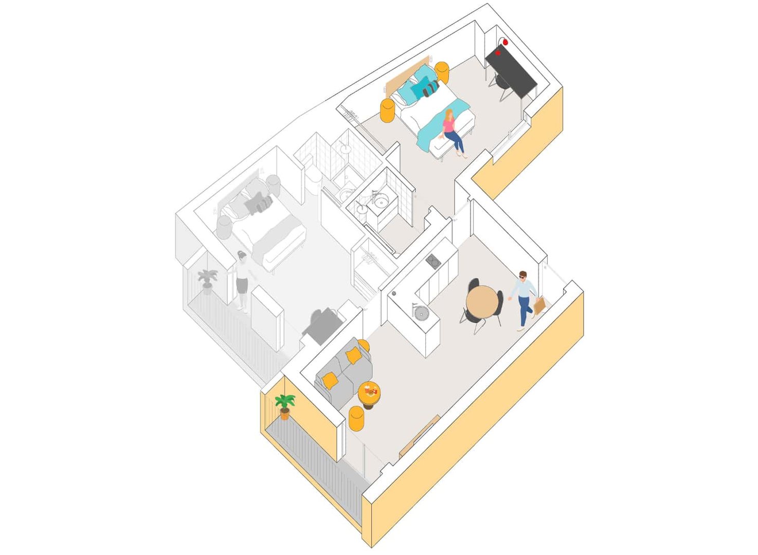 Habitació de lloguer, Màlaga