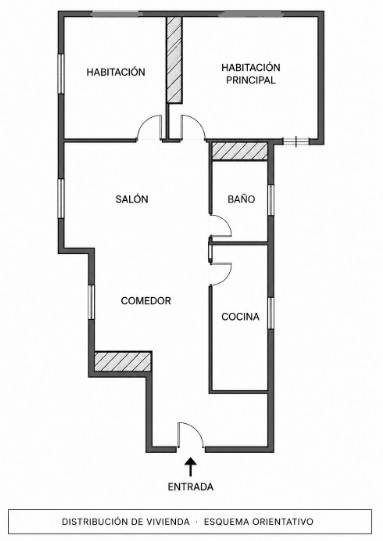 Pis de 63 m² a València