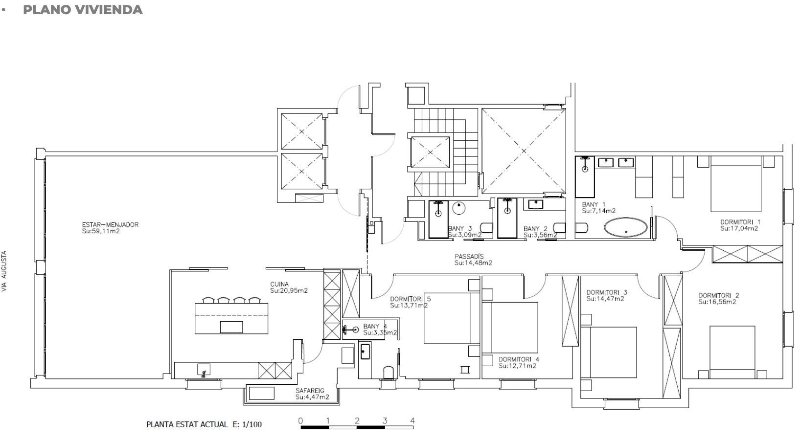 Appartement 214 m² à Barcelone