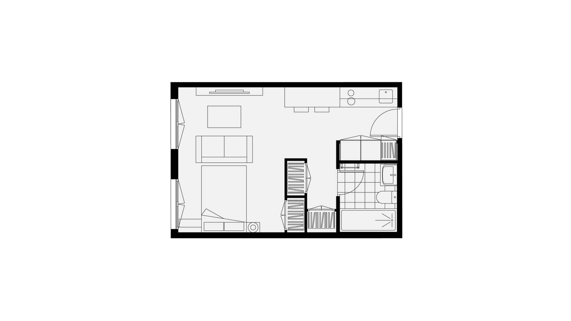 Pis de 27 m² a Madrid