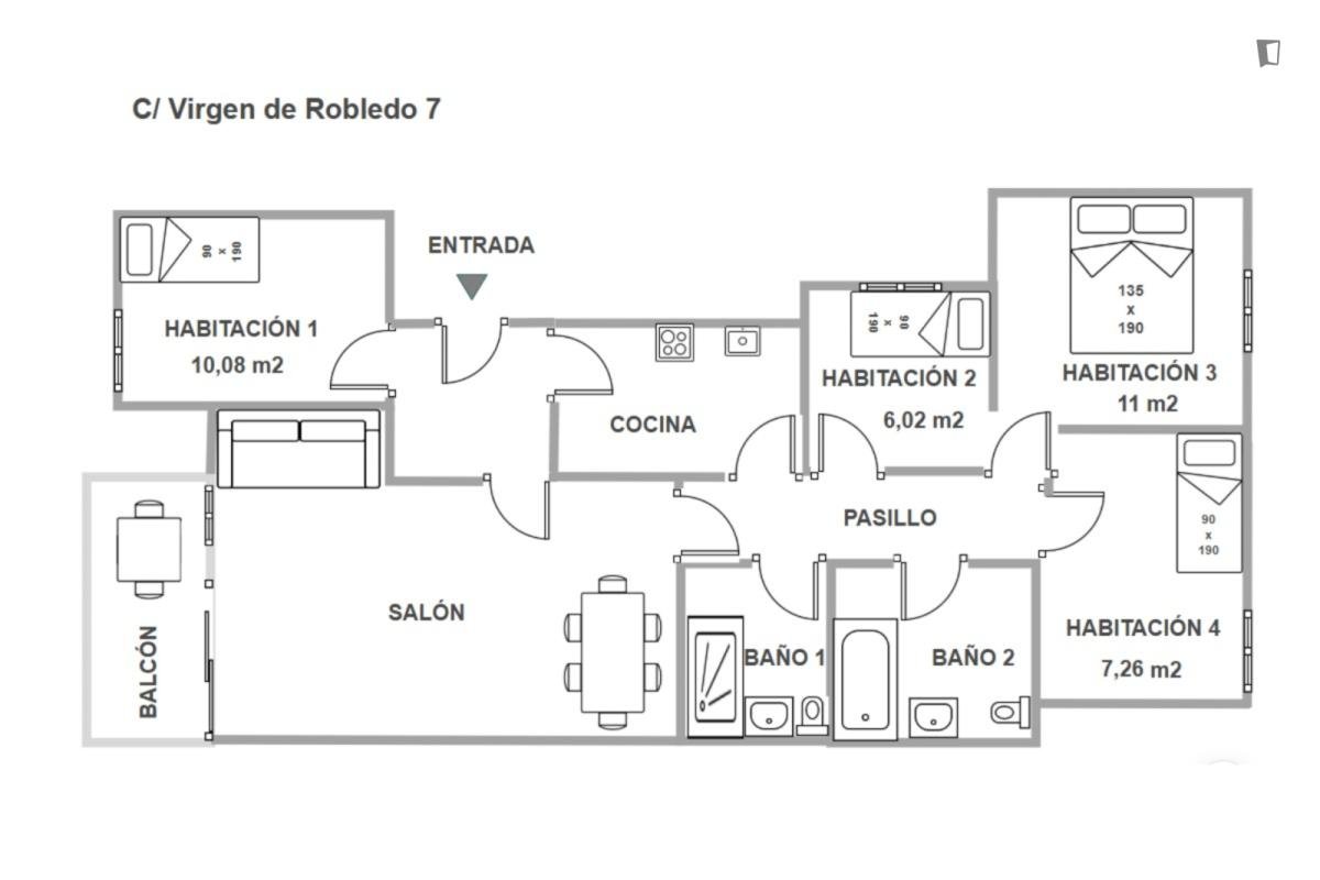 Habitación en alquiler, Sevilla