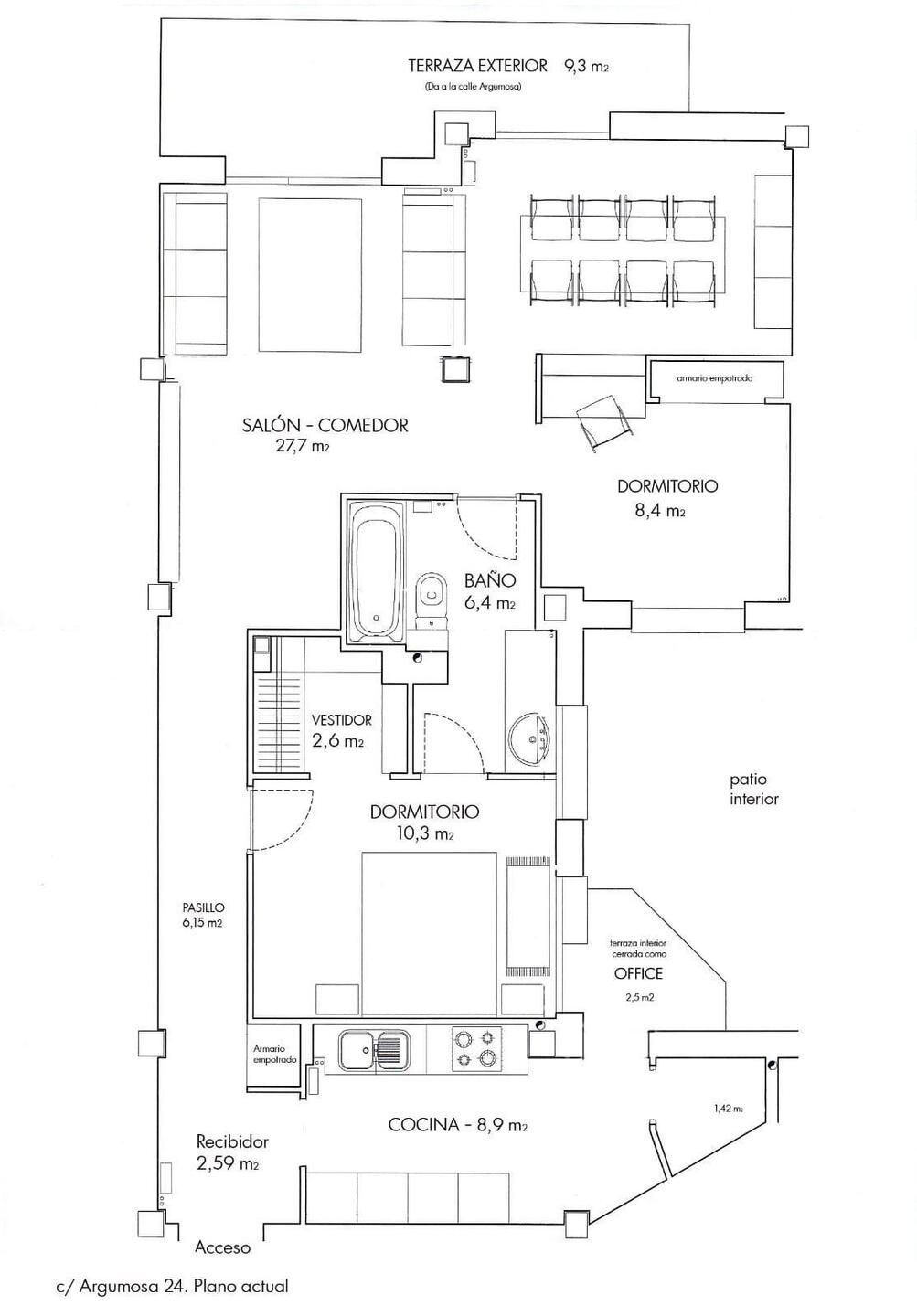 Wohnung 105 m² in Barcelona