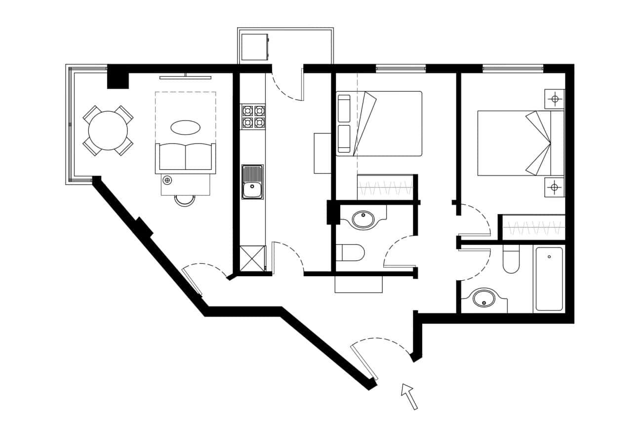 Pis de 85 m² a Madrid
