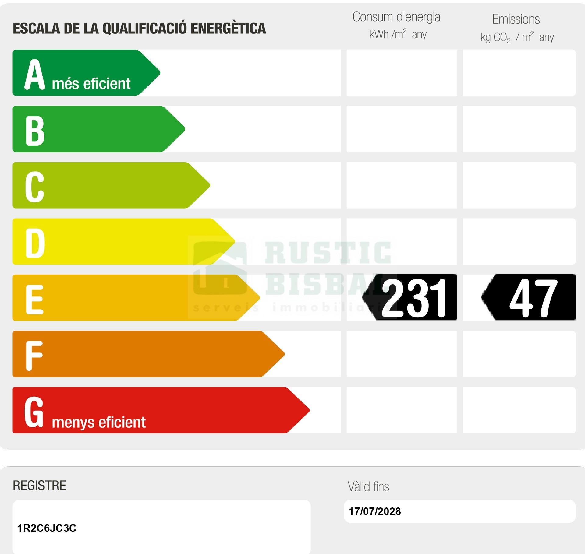 Piso de 120 m² en Llagostera