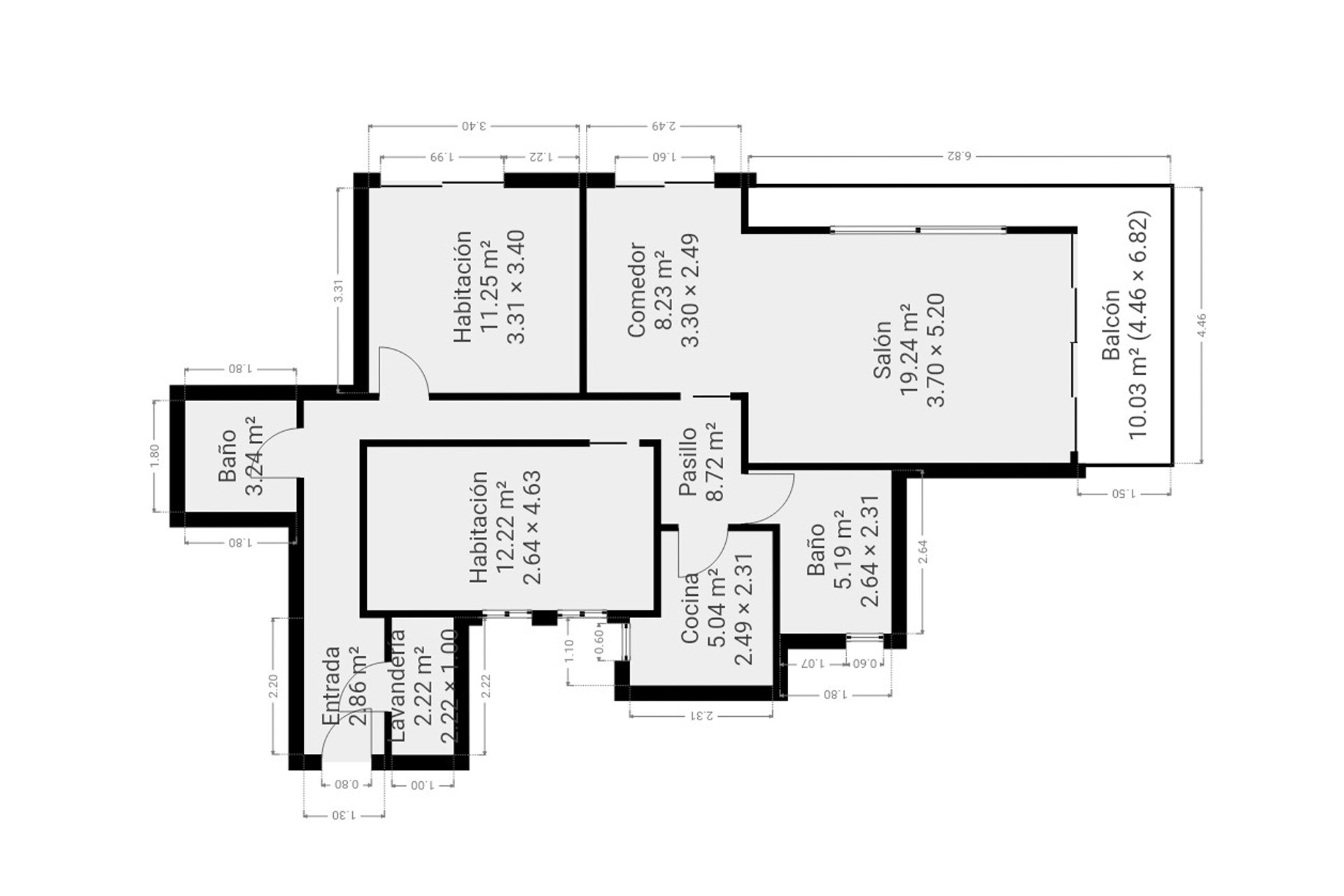 Piso de 91 m² en Barcelona