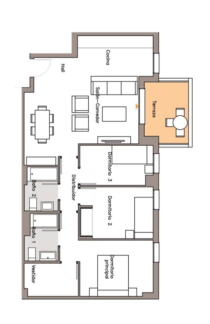 Piso de 75 m² en Córdoba