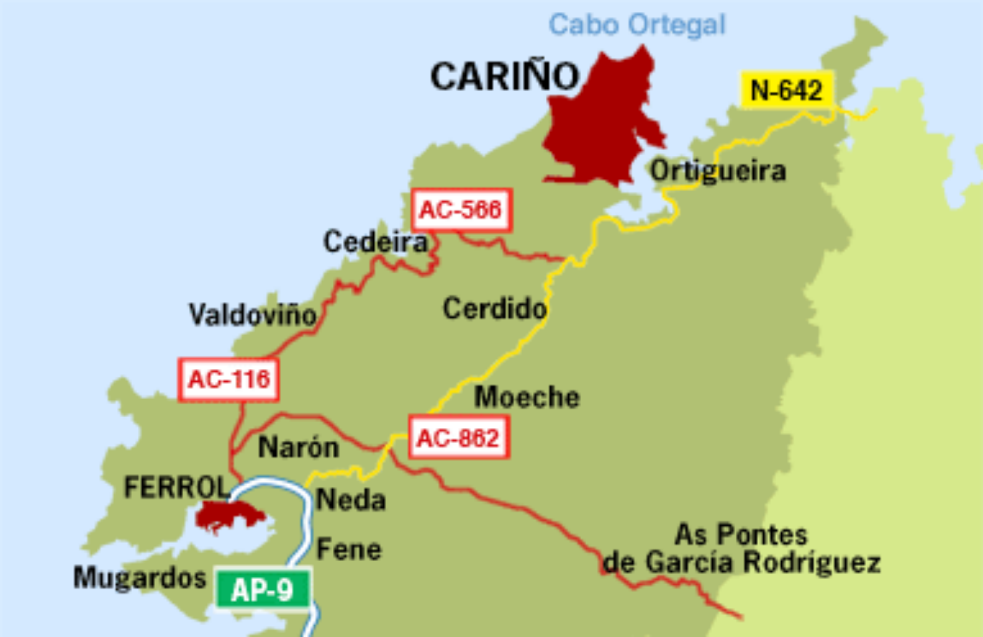 Piso de 44 m² en Cariño