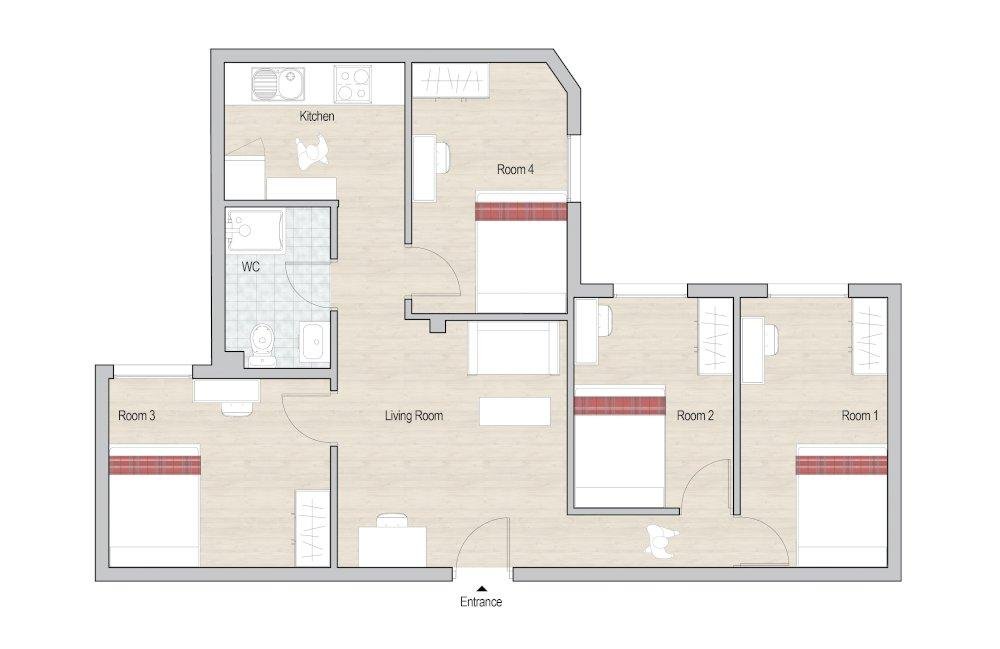 Habitació de lloguer, Madrid