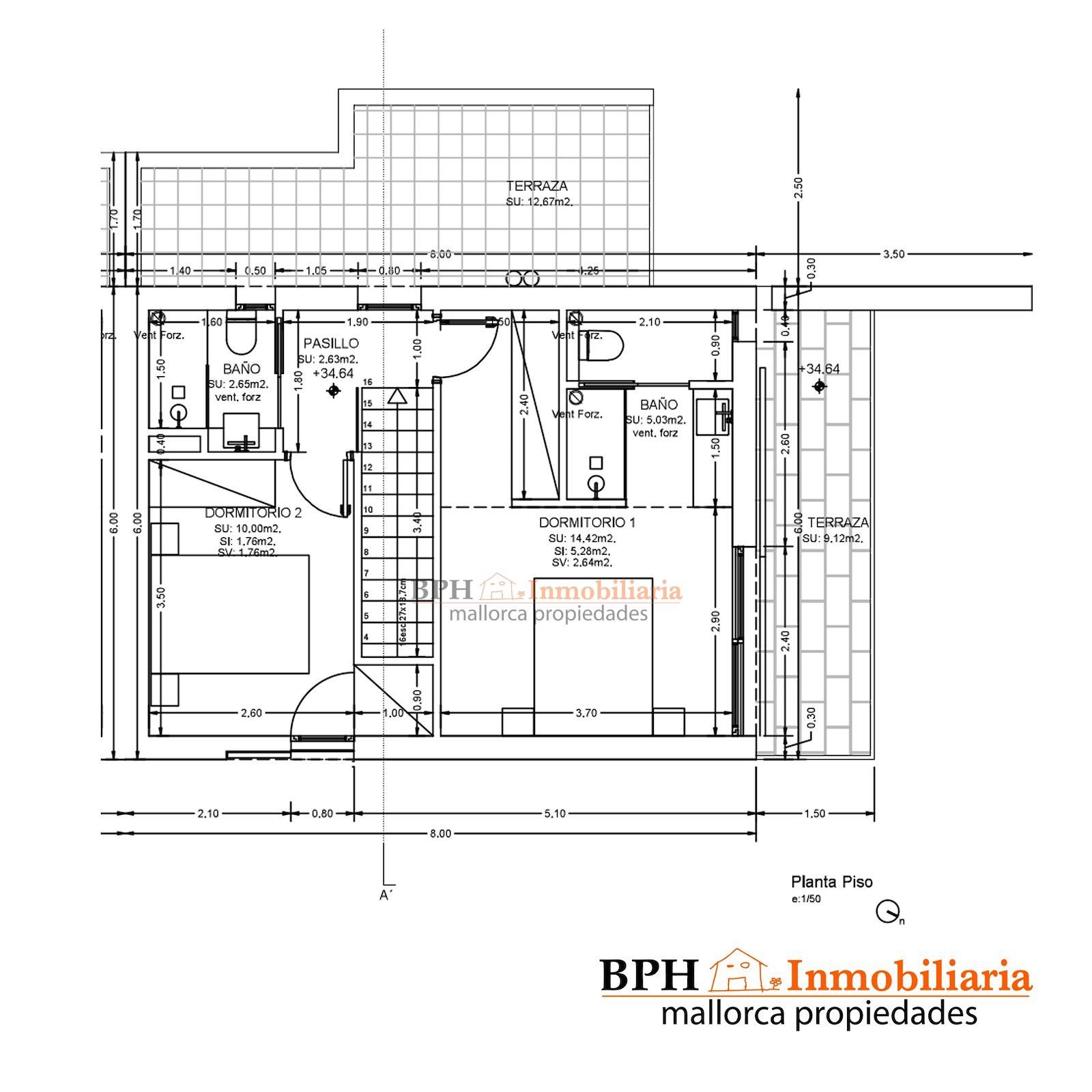 Piso de 200 m² en Palma