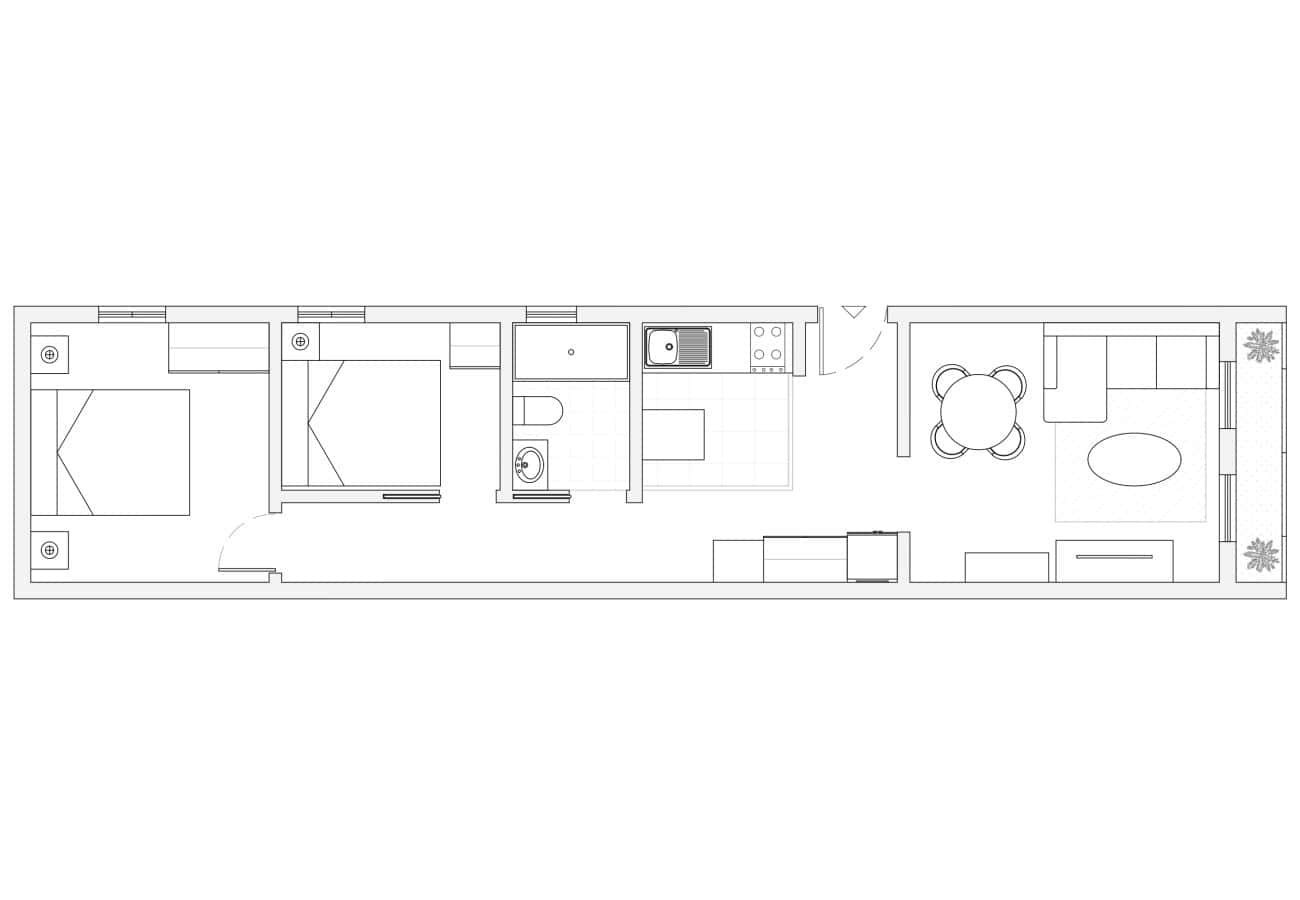 Pis de 60 m² a Madrid