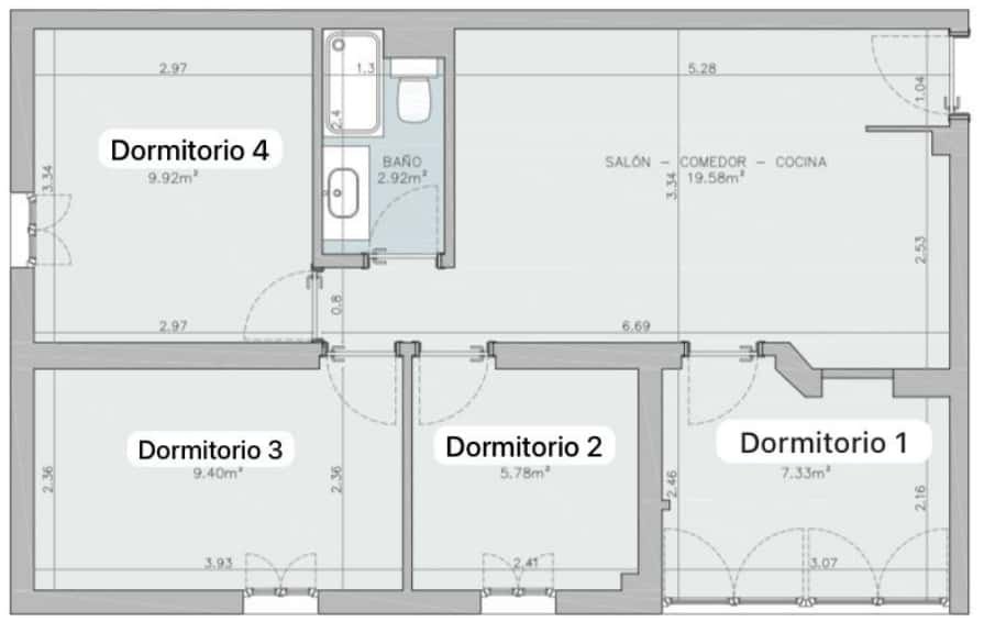 Habitació de lloguer, Getafe
