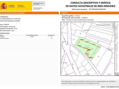 Piso de 77 m² en Ortigueira