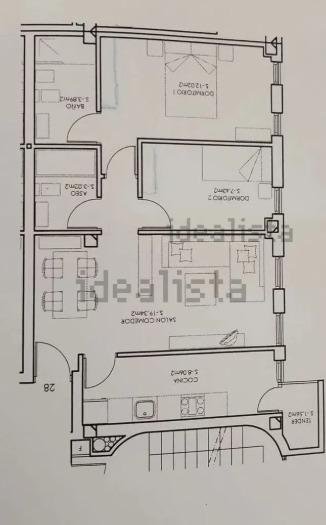 Pis de 90 m² a Burgos
