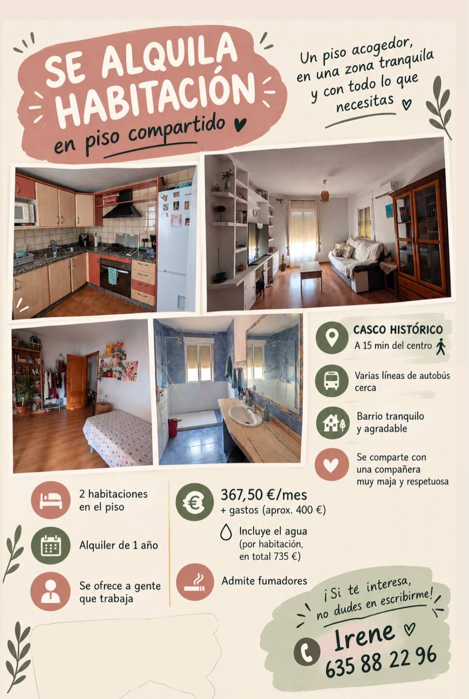 Piso de 85 m² en Córdoba
