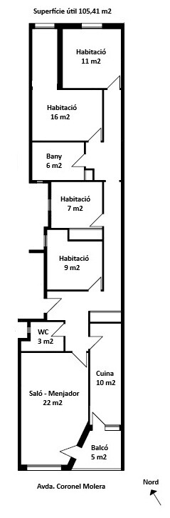 Piso de 157 m² en Puigcerdà