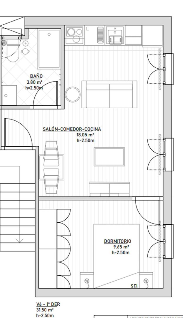 Pis de 32 m² a Madrid