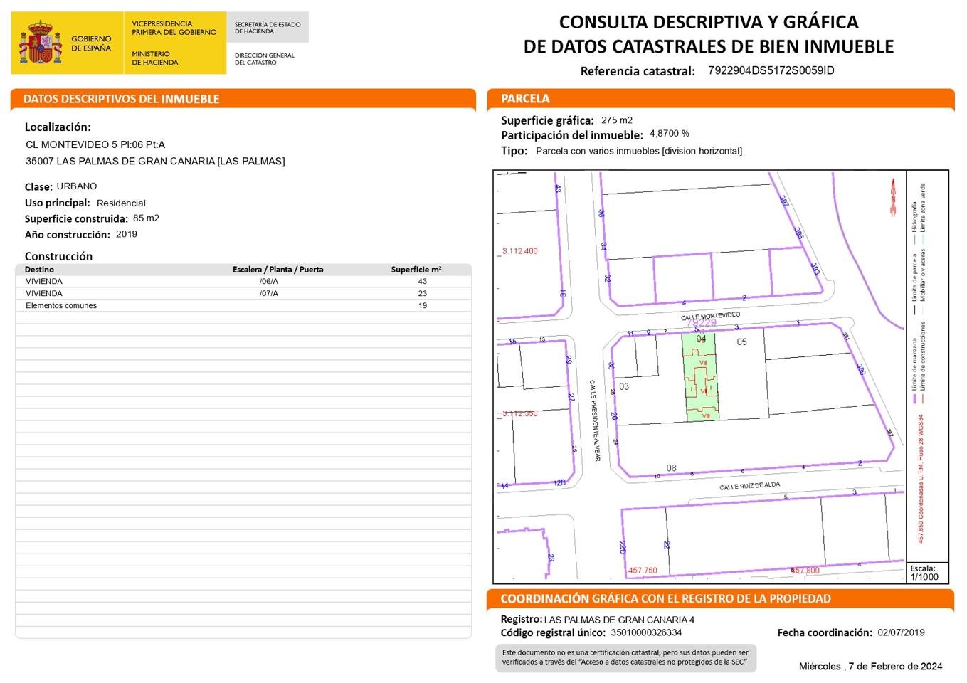Piso de 85 m² en Las Palmas de Gran Canaria