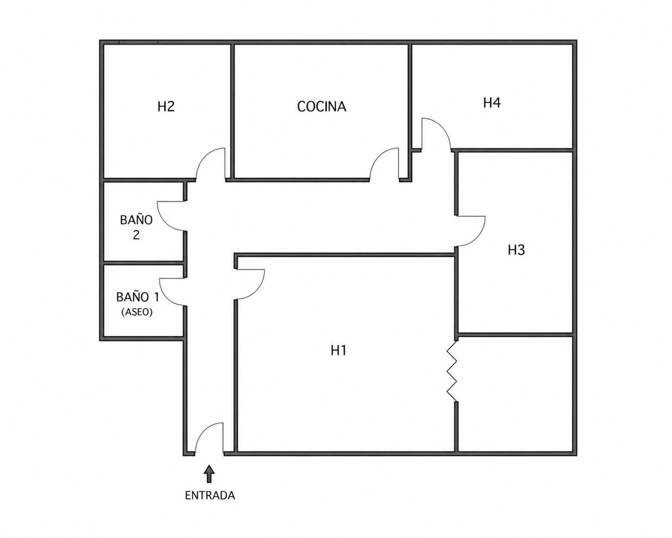 Habitación 96 m², Alicante