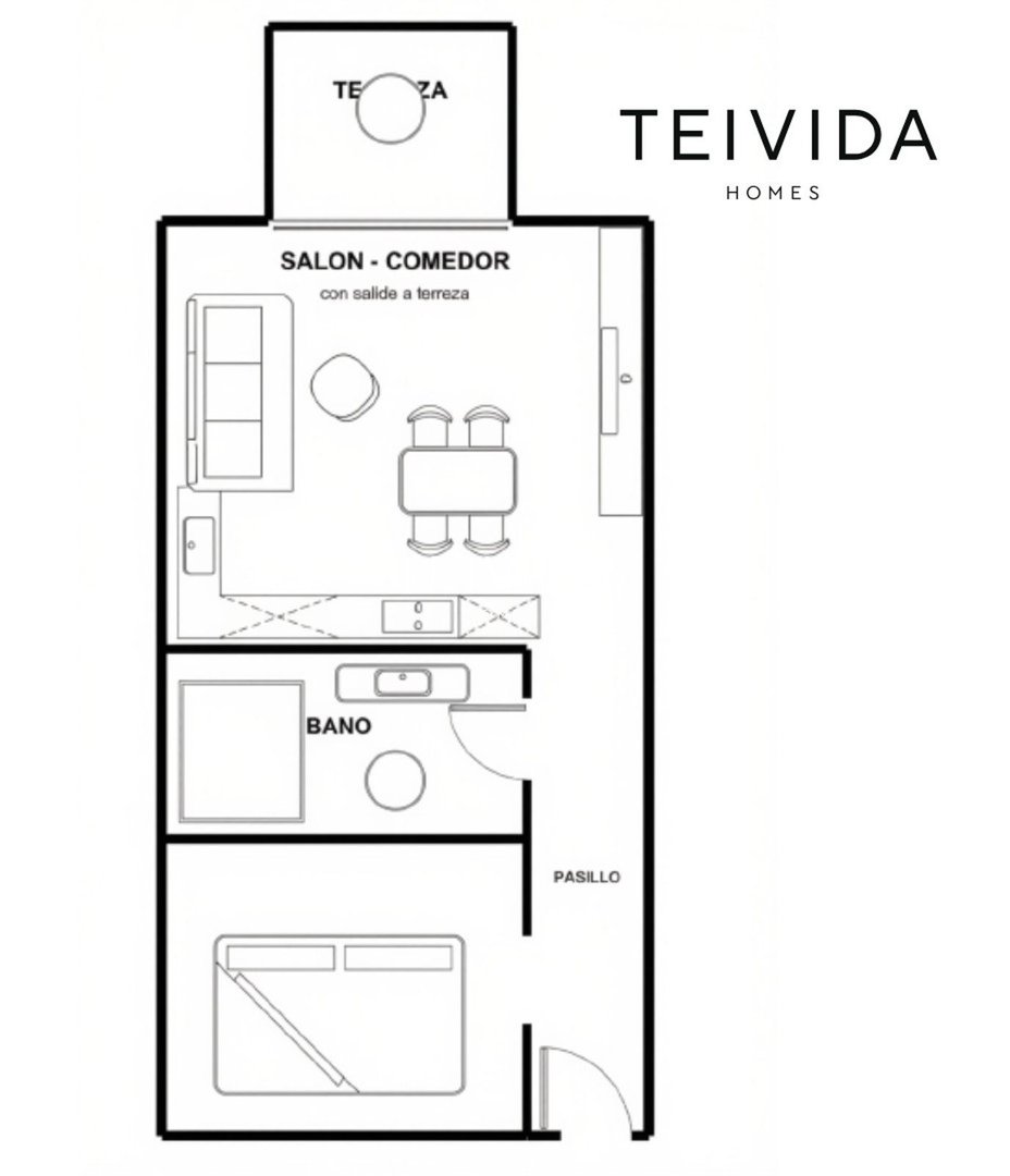 Pis de 80 m² a Arona